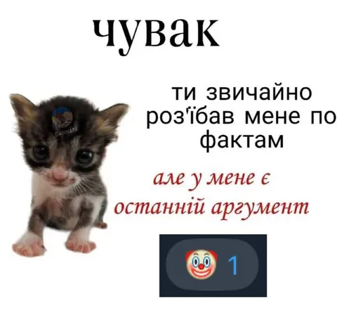 Останній аргумент у суперечці