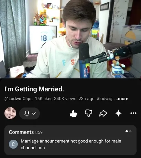 Ludwig Announces His Marriage