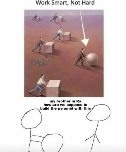 Work Smart, Not Hard Pyramid