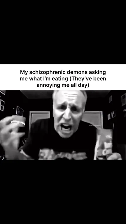 Schizophrenic Demons Asking What I’m Eating