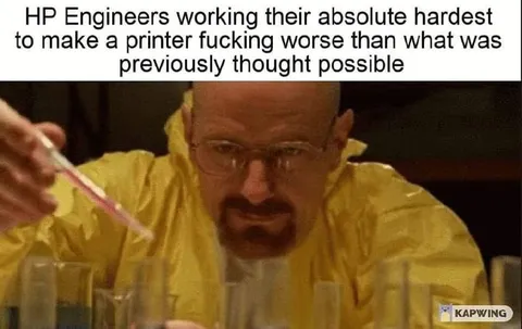 HP Engineers Making Printers Worse