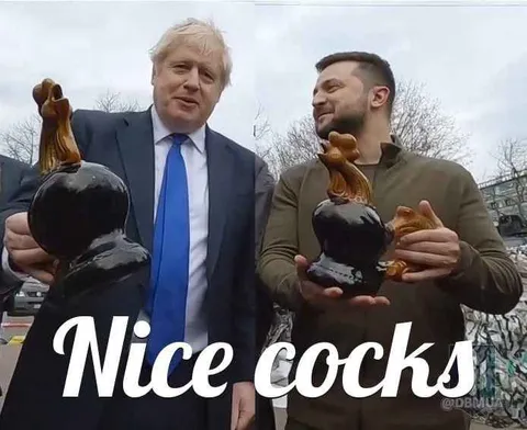 Nice Cocks Boris and Zelensky