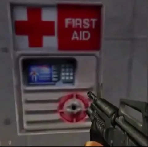Shooting the First Aid Station
