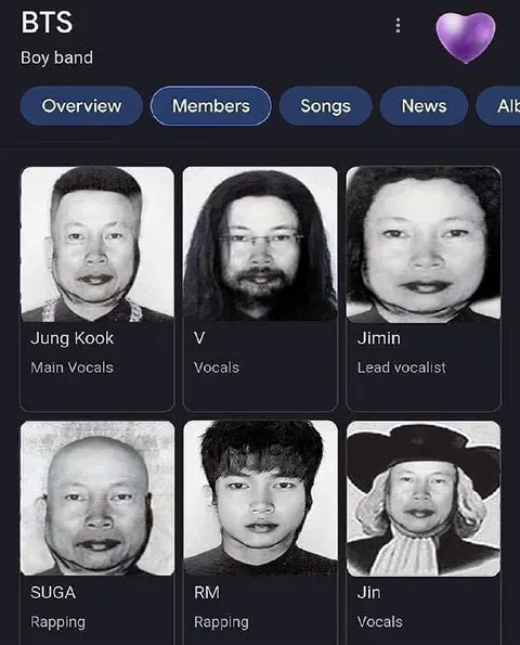 BTS Budget Members