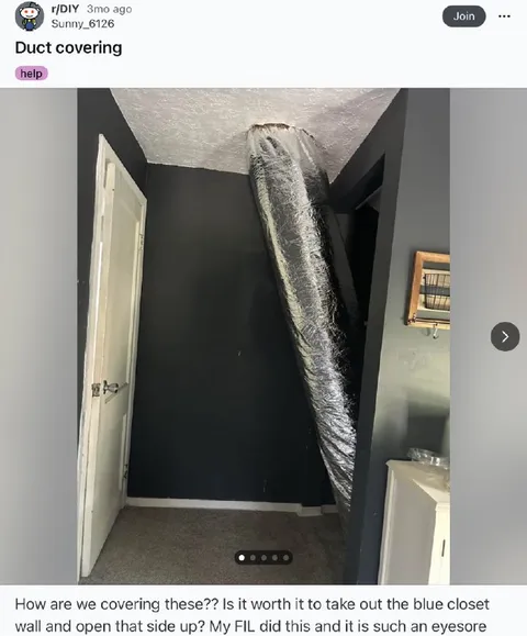 Duct Covering Disaster