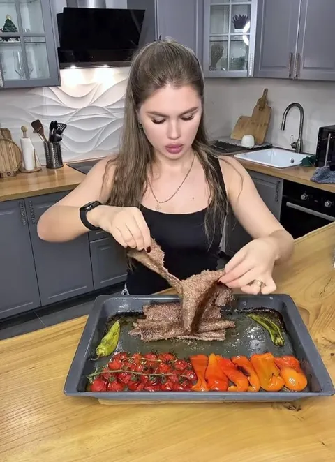 Креативное блюдо из духовки