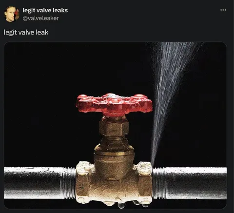 Legit Valve Leak