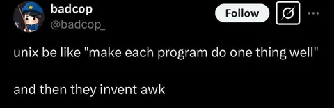Unix Invents Awk