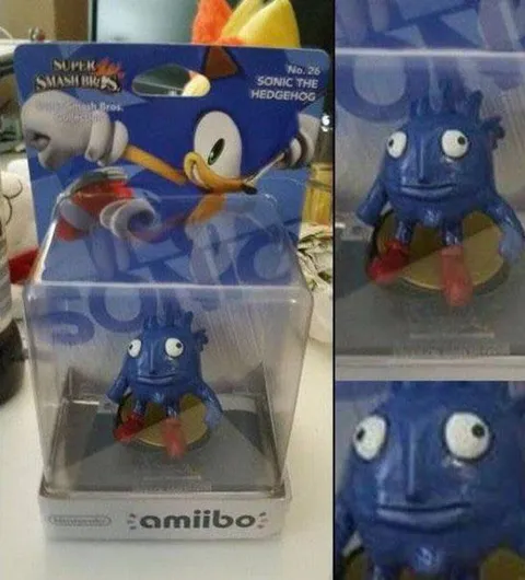 Cursed Sonic Amiibo