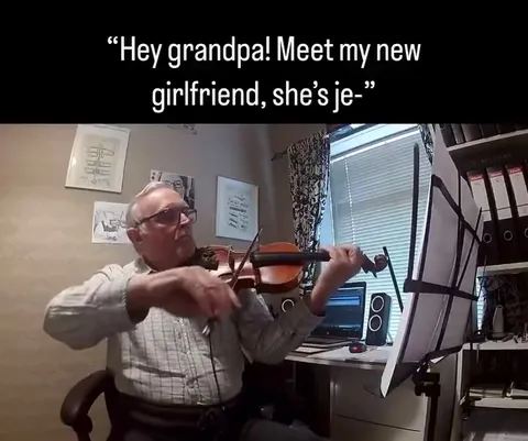 Grandpa Plays the Violin