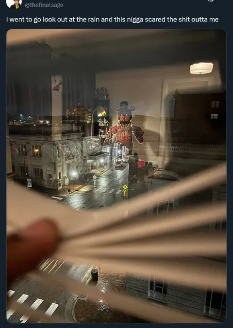 Mickey Mouse in the Rain