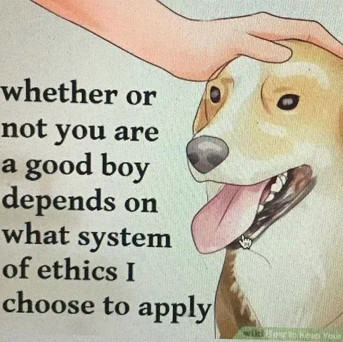 Ethics Decide Good Boy Status