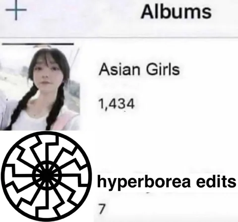 Asian Girls Album vs Hyperborea Edits