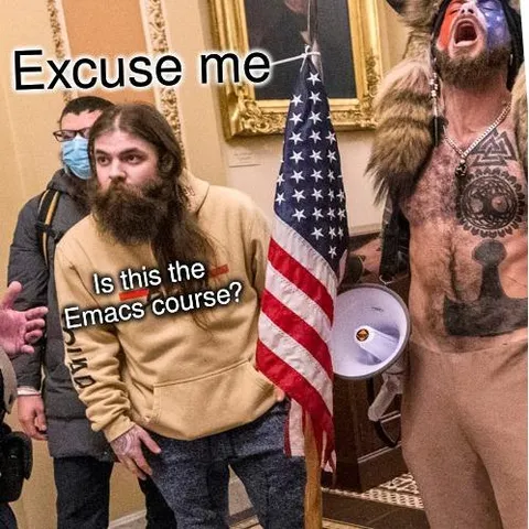 Excuse Me, Emacs Course?