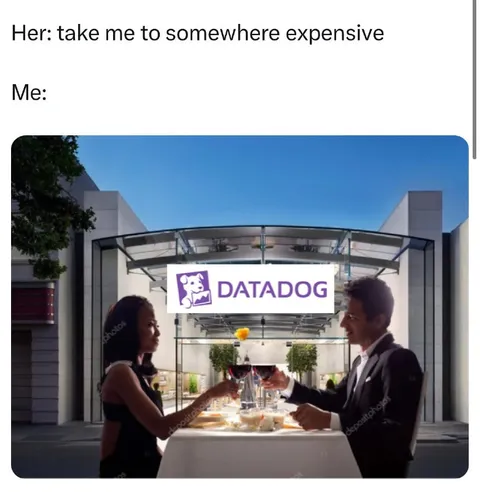 Expensive Datadog Dinner