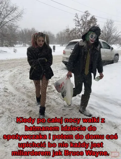 Po całej nocy walki z Batmanem