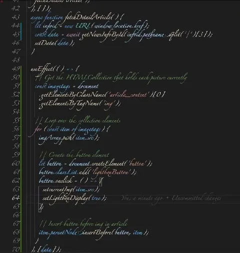 Coding in Cursive