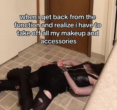 Makeup Comes Off After the Function