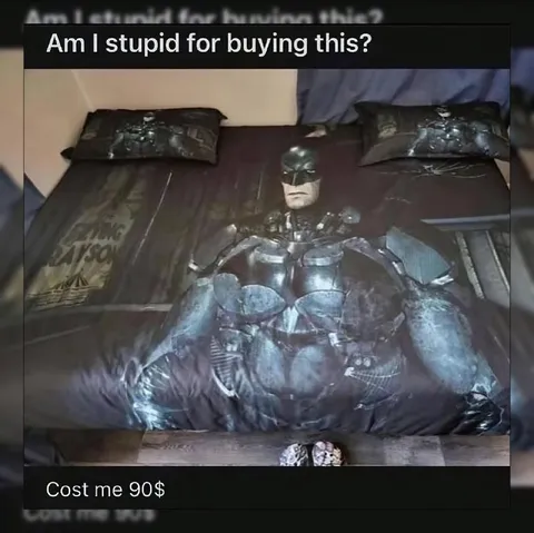 Batman Bedding for $90