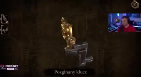 Pozginany klucz w grze