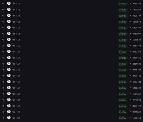 Endless Fix CI Requests