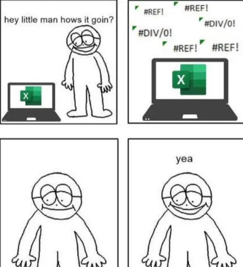 Excel Errors Little Man