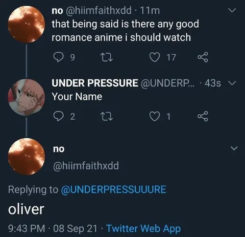 Romance Anime Recommendation Fail