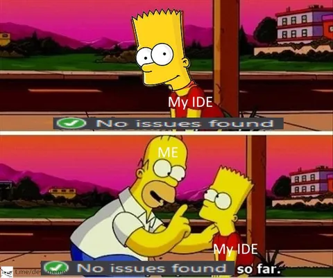 My IDE Has No Issues