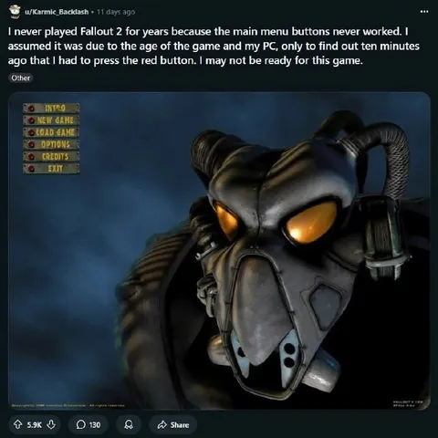 Fallout 2 Red Button Revelation
