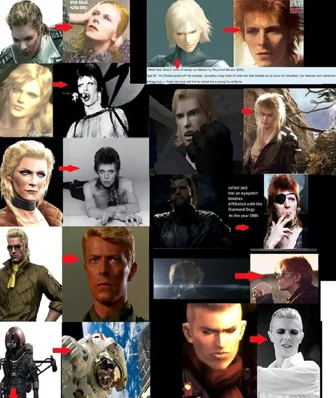 Metal Gear Characters Look Like David Bowie