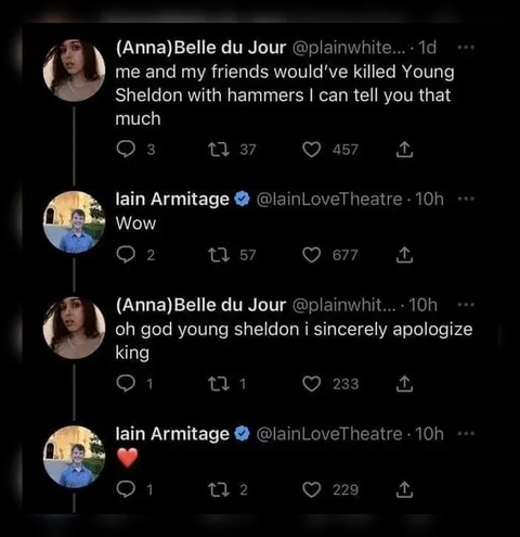 Young Sheldon apology