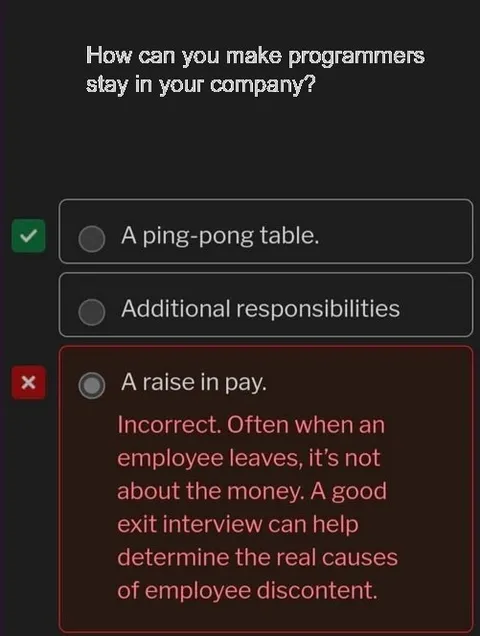 How to Keep Programmers Happy