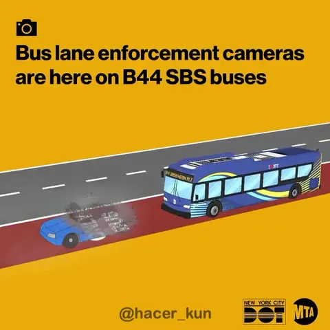 Bus Lane Enforcement Obliterates Car