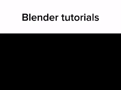 Blender Tutorial Gone Wrong