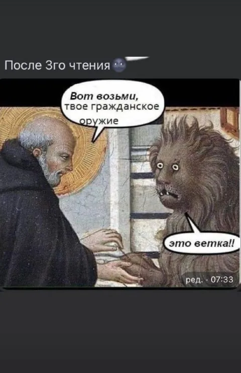 Гражданское оружие — это ветка