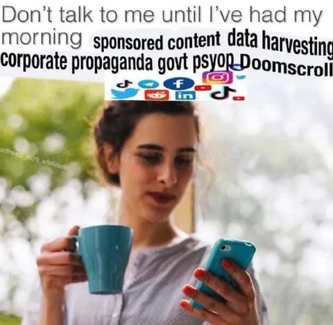 Morning Doomscrolling Ritual