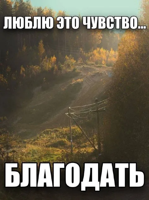 Люблю это чувство благодать