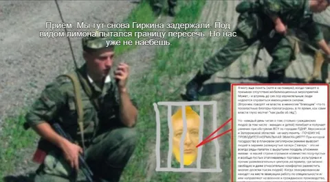 Гиркин под видом лимона