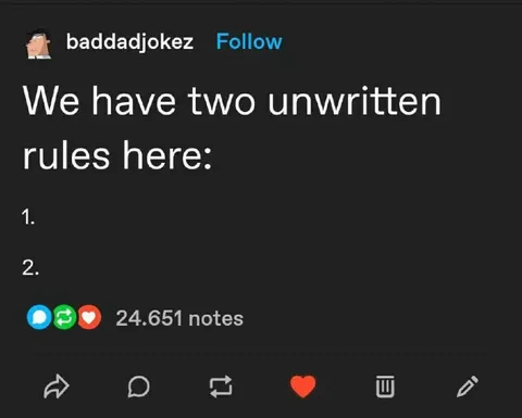 Two Unwritten Rules