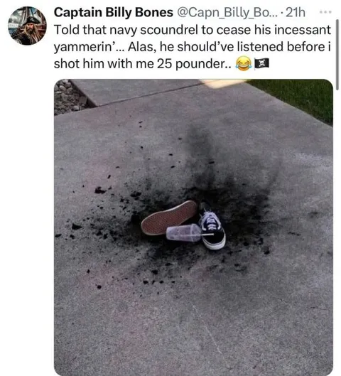 Navy Scoundrel Gets Blasted