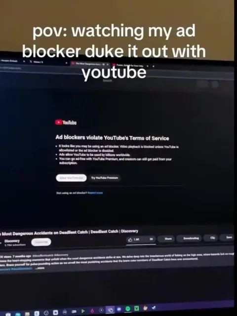 Ad Blocker Battles YouTube