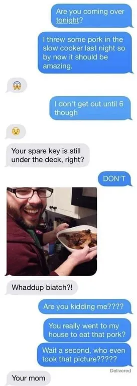 Went to My House for Pork