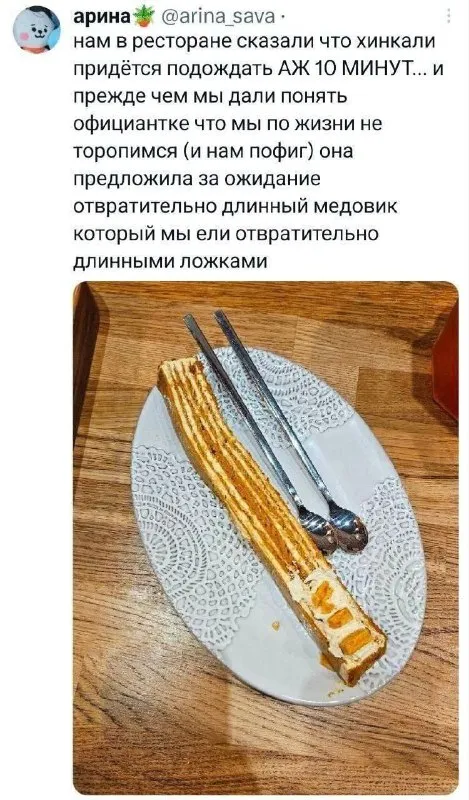 Отвратительно длинный медовик