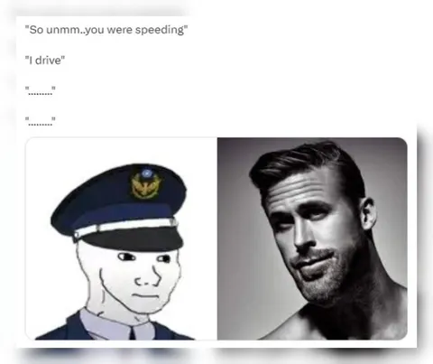 Officer Questions a Speeding Driver