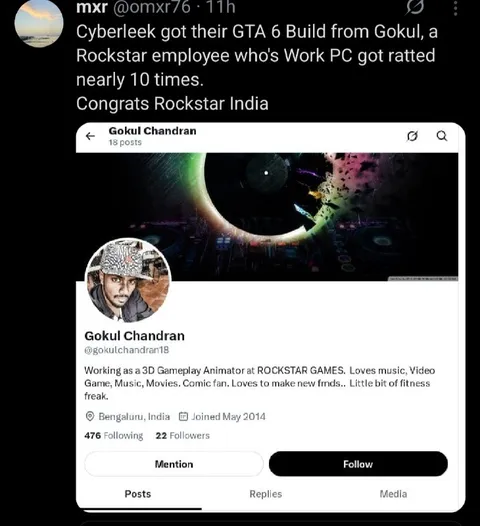 Rockstar Employee Gets GTA 6 Build