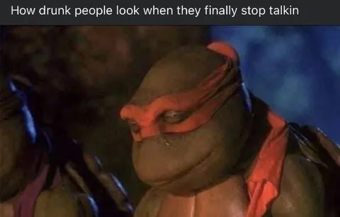 Drunk People Finally Stop Talking