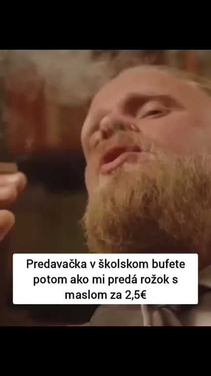Predavačka po predaji rožka za 2,5€