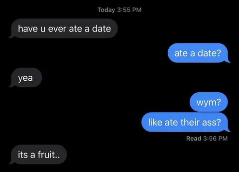 Have You Ever Eaten a Date?