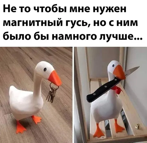 Магнитный гусь был бы лучше