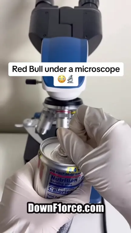 Red Bull Under a Microscope